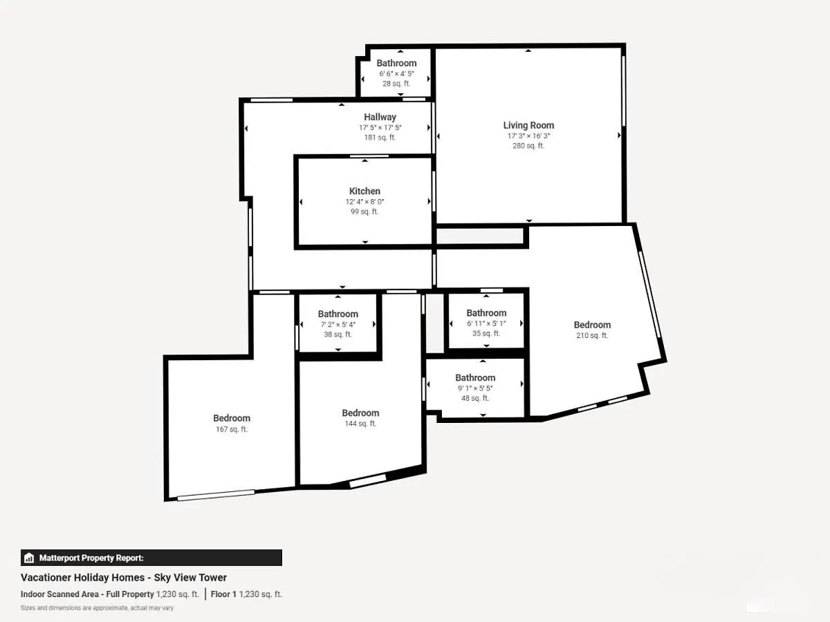 Apartment Sky View Tower - Two Bed Plus Kids Room Dubai